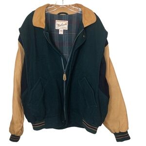 Vintage Woolrich Jacket Men’s Size Large Wool Lamb Outdoor Varsity Retro Classic